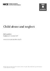 Thumbnail image of NICE Guidance Child Abuse and Neglect