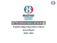 Thumbnail image of The Bradford Partnership - Annual Report 2019-2020