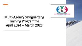 Thumbnail image of Children Safeguarding Training Calendar 2024 - 2025